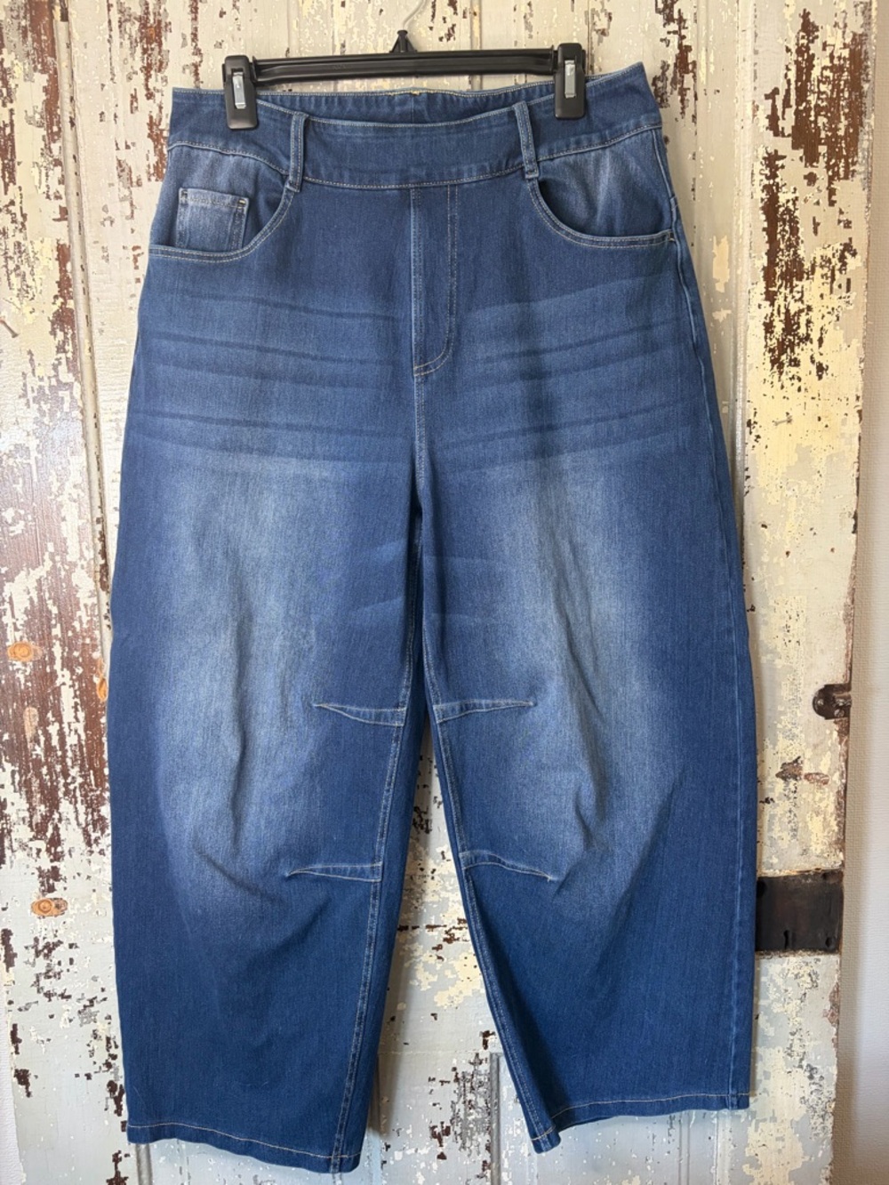 Halara Flex Barrel Leg Jeans Size Large NWOT - Picture 2 of 16